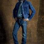 Модная мужская джинсовая одежда