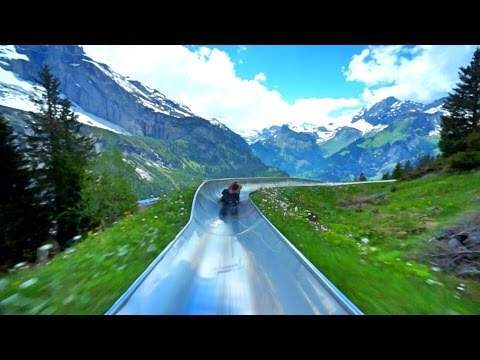 Самая крутая горка в Швейцарии